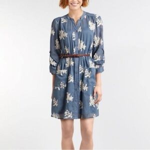 Blue Floral Women’s Dress